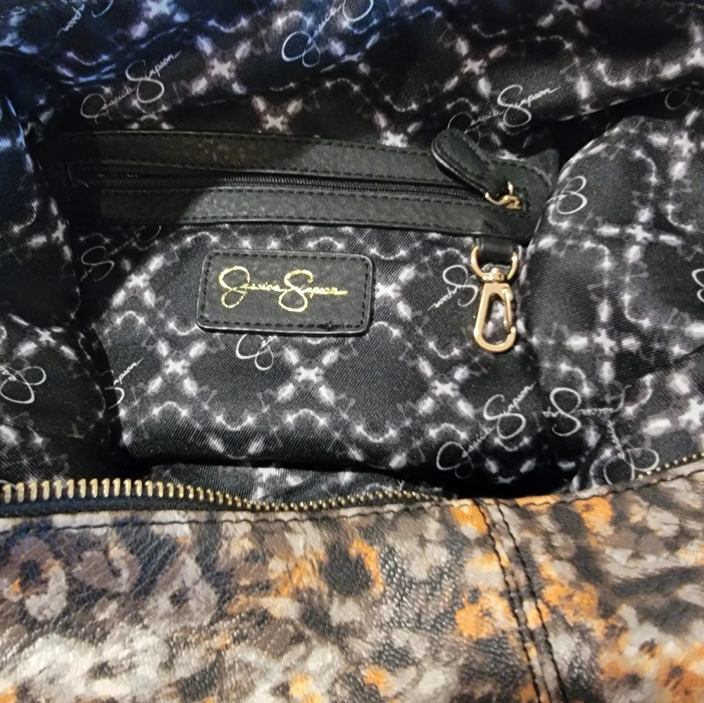 Jessica Simpson Animal Print Bag Hobo Handbag‎